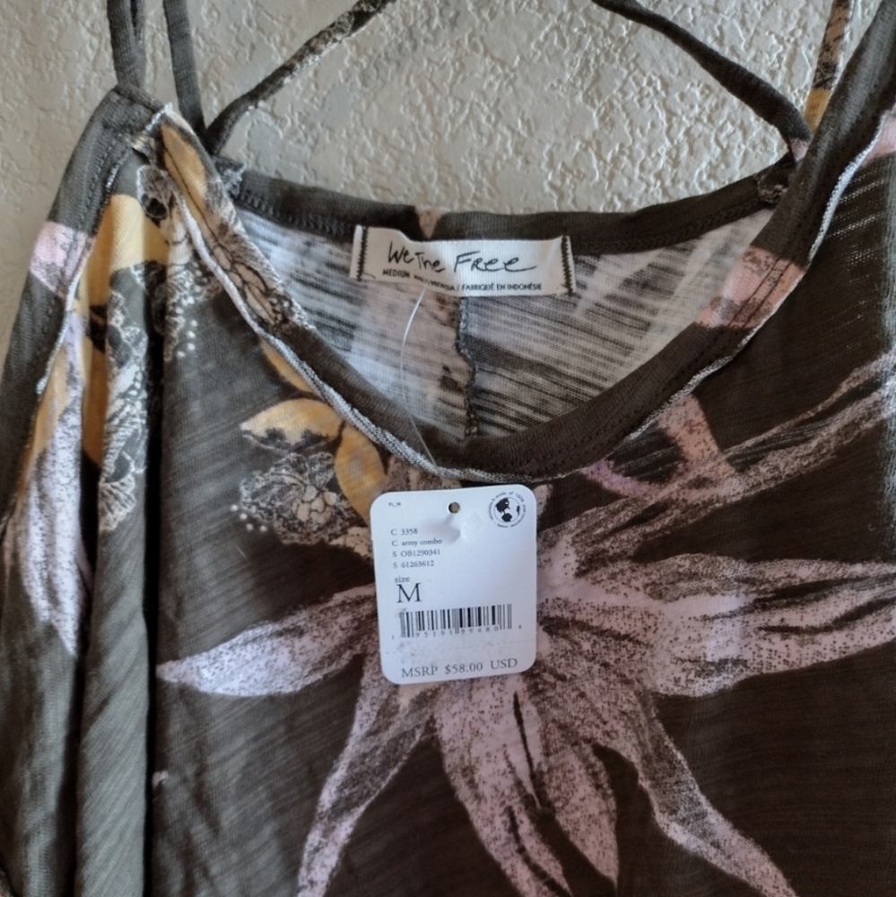Free People Tank Top Size M NWT - Picture 6 of 14